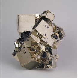 Pyrite and Sphalerite, Huanzala - Peru M03884